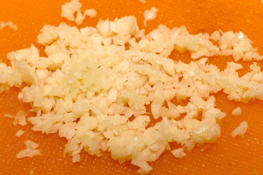 Knoblauch zur Entfernung von Parasiten